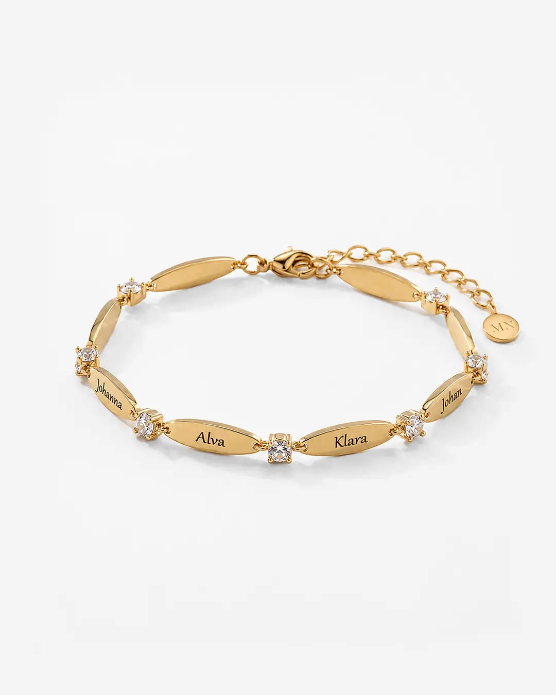 Personligt armband med gravyr